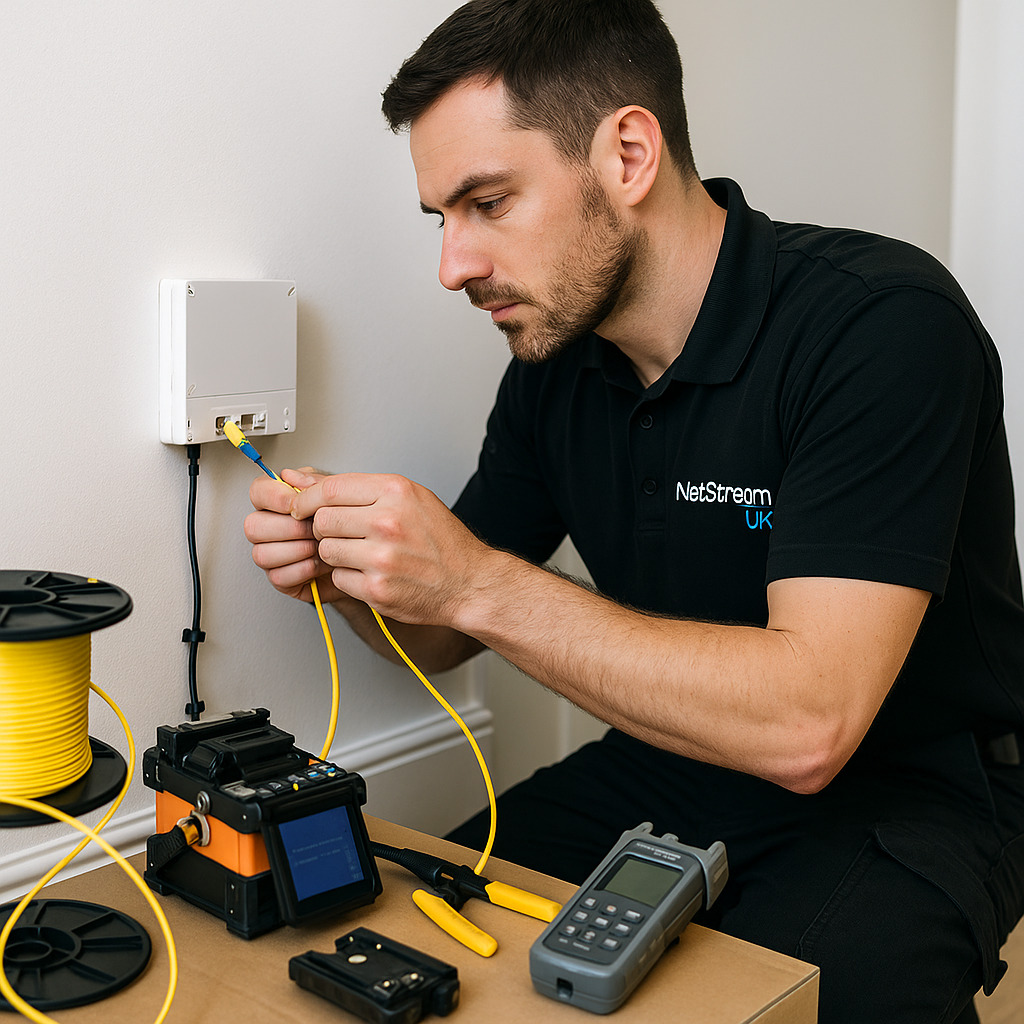 WideEtherNET IE fibre installation