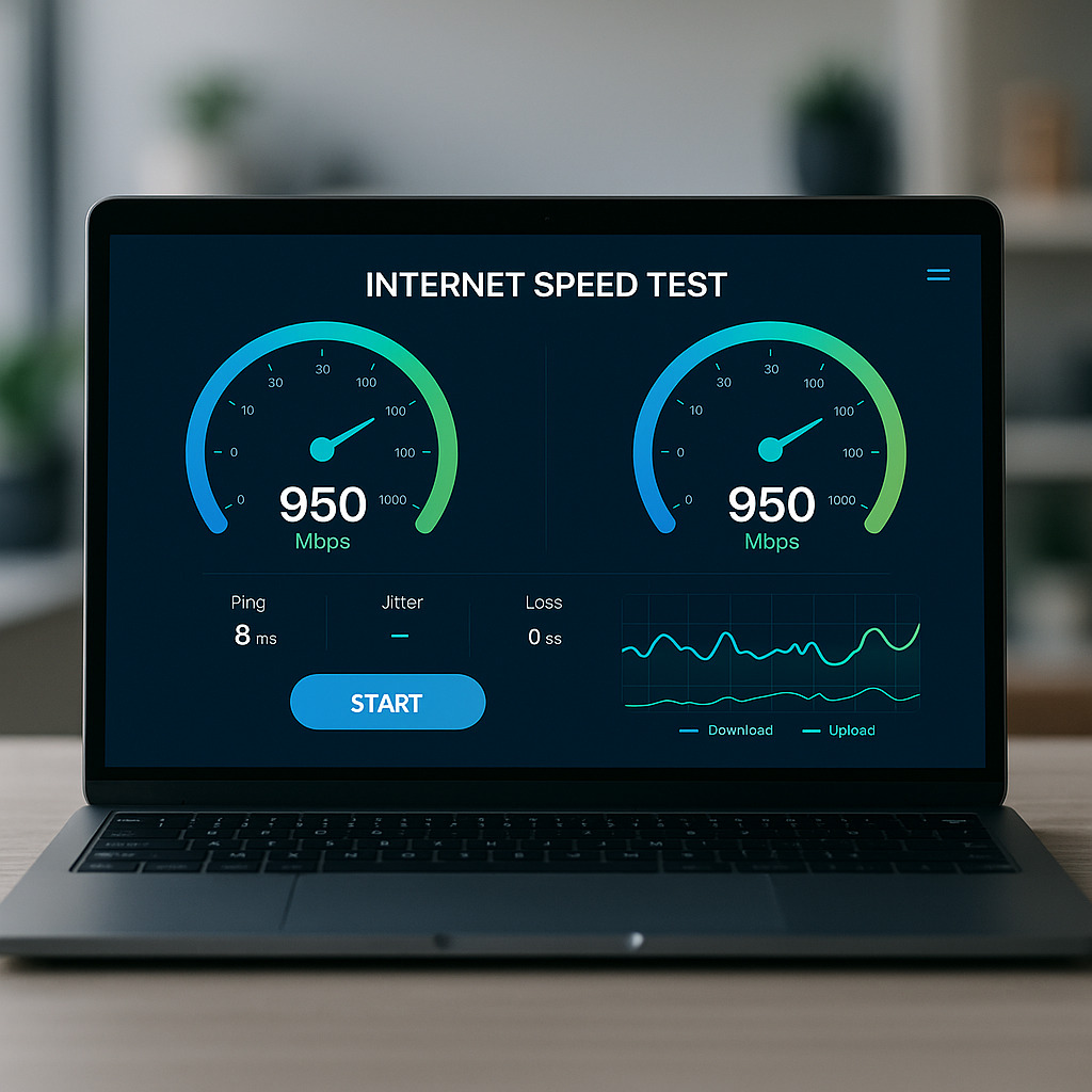 Internet Speed Test Results